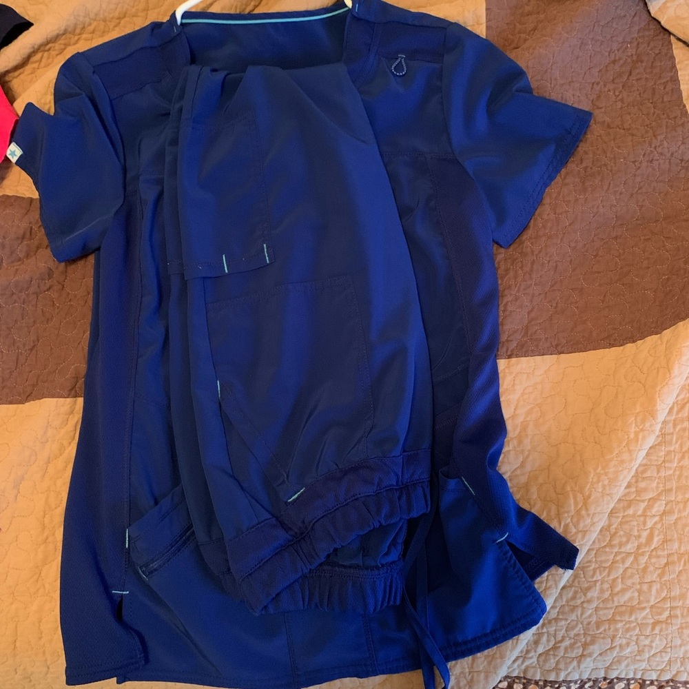 Light Blue Scrub Set